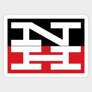 New Haven Railroad 1954 Classic Tricolor Logo Sticker